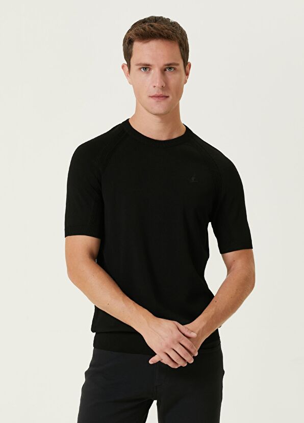 Beymen Club Black Short Sleeve Sweater - 1