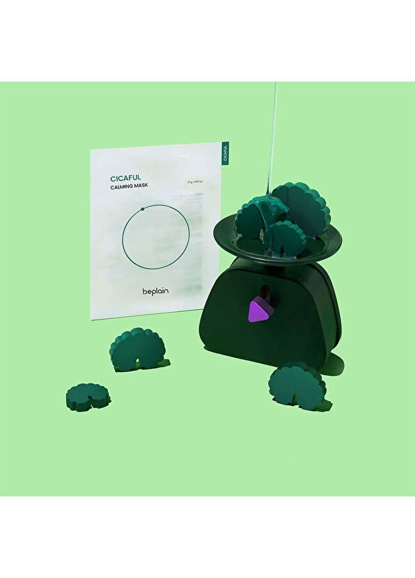 Beplain Cicaful Yatıştırıcı ve Nemlendirici Tekli Maske 27 gr - 4