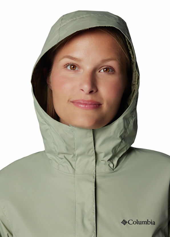 Arcadia II Yeşil Kadın Yağmurluk - Görsel 5