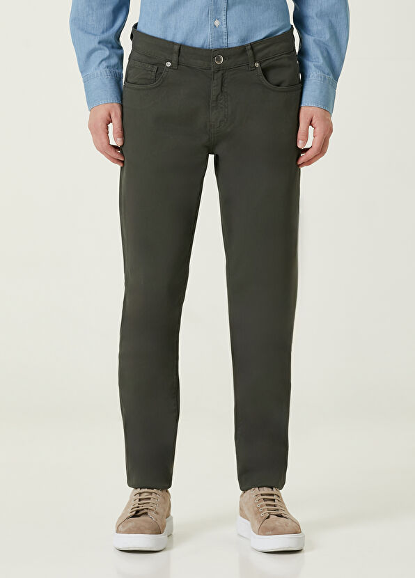 Beymen Club Slim Fit Khaki Sport Pants - 2