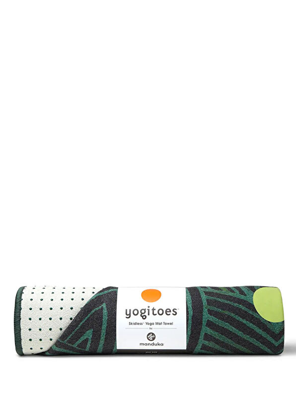 Manduka Yogitoes® Vision Green Yoga Mat Towel - 2