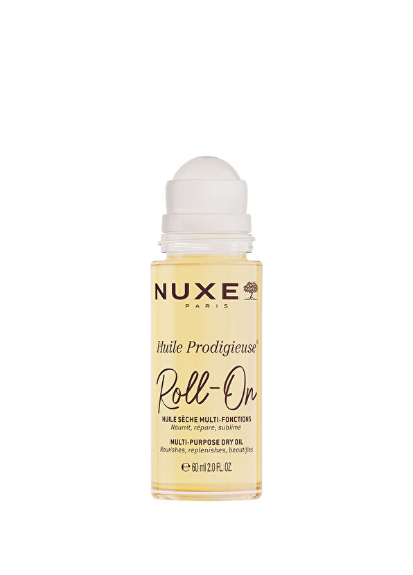 Nuxe Roll-on Dry Oil For Face Body Hair 60ml + Body Massage Brush - 3