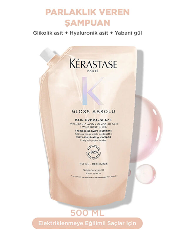 Kerastase Elektriklenmeye Eğilimli Saçlar İçin Parlaklık Veren Şampuan 500 ml + Refill 500 ml 2'li Set - 2