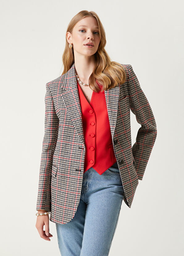 Beymen Club Kırmızı Smokin Yelek - 2