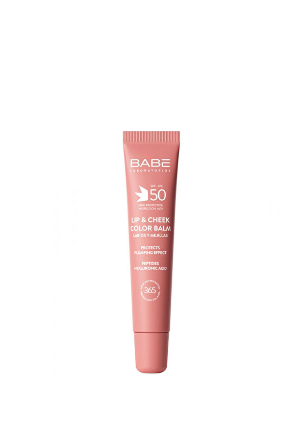 Babe Laboratorios Lip Cheek Balm Pink SPF50 Dudak ve Yanak Balmı 20 ml - 1