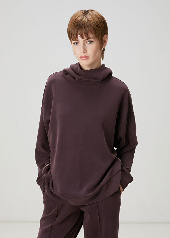 Beymen Club Mürdüm Sweatshirt - 1