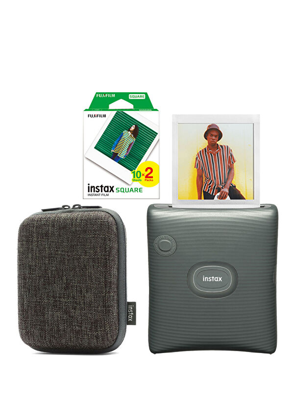 Resim Instax SQ Link Yeşil Ex D Akıllı Telefon Yazıcısı ve Hediye Seti 4 