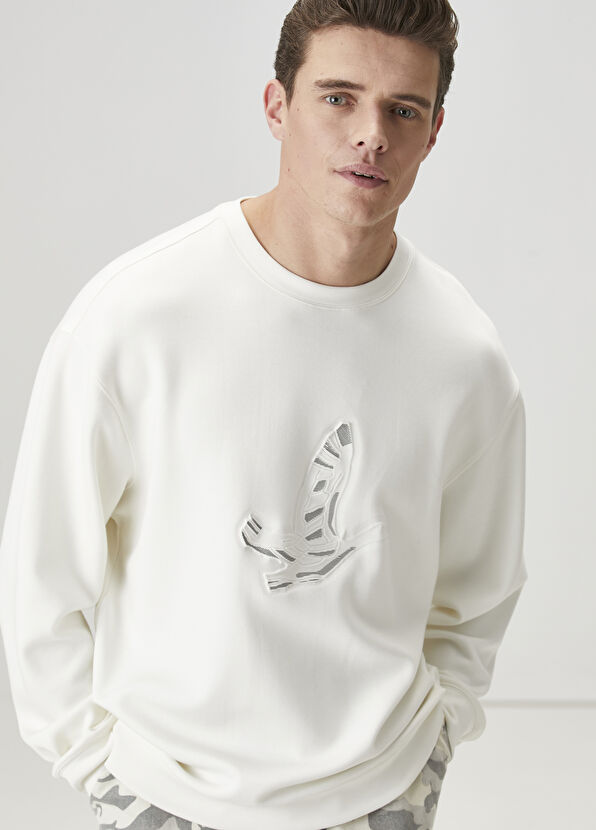 Beymen Club Kırık Beyaz Sweatshirt - 2