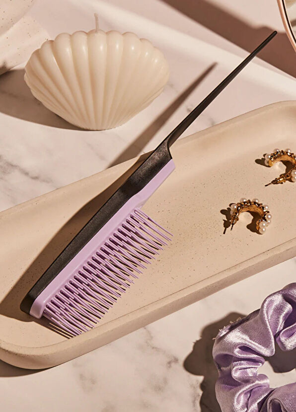 Tangle Teezer The Ultimate Volumizer Black Lilac Bun Brush - 2