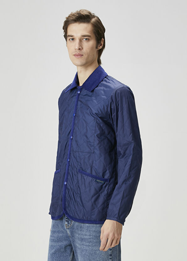 Lavenham Blue Quilted Coat - 3