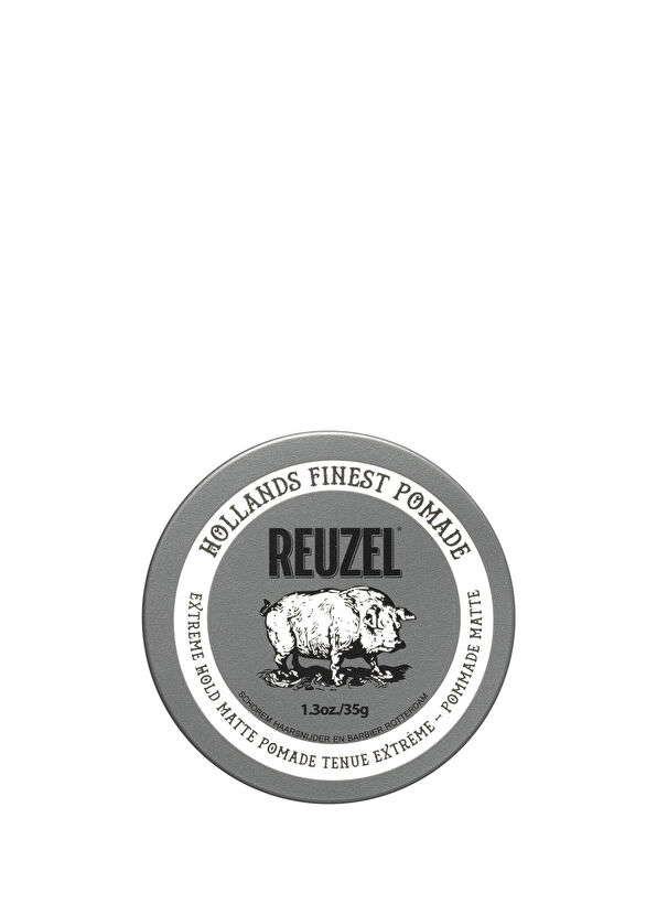 Reuzel Extreme Hold Matte Pomade Ekstra Güçlü Tutucu Mat Krem Wax 35 gr - 1