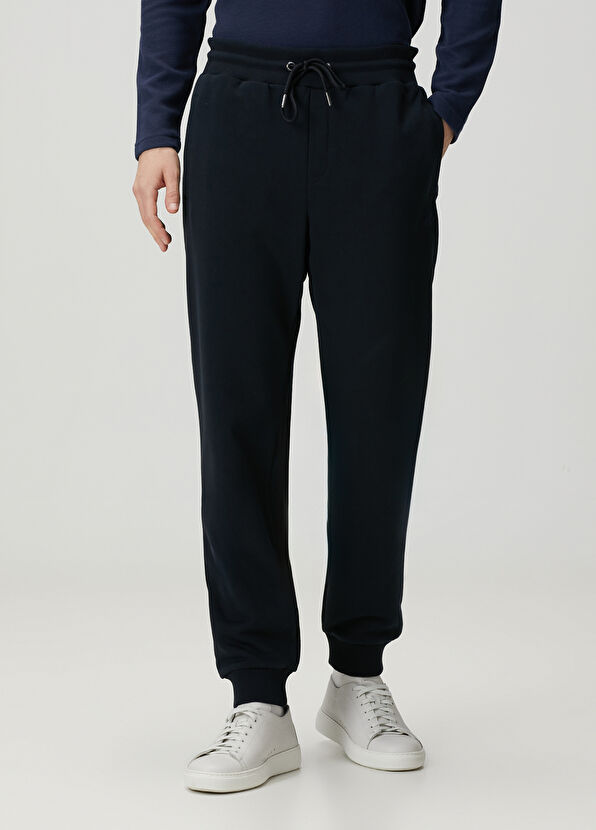 Beymen Club Lacivert Beli Kordonlu Jogger Eşofman Altı - 2