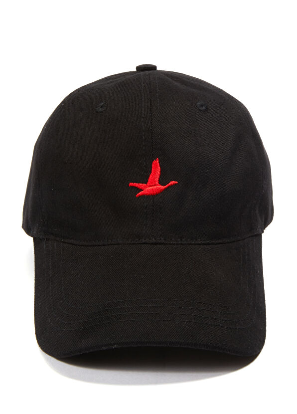 Beymen Club Black Contrast Logo Embroidered Mens Gabardine Hat - 2