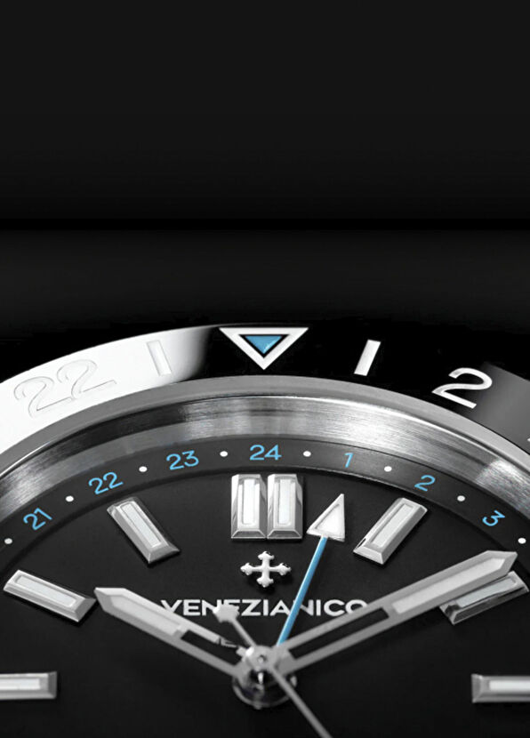 Venezianico 4521500S-Nereide GMt Ceratung Steel Men's watch - 2