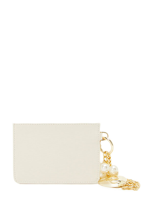 Beymen Club Off-White Charm Women's Card Holder - 2