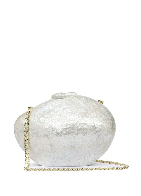 Bago Kai White Mother Of Pearl Women's Handbag  - 1