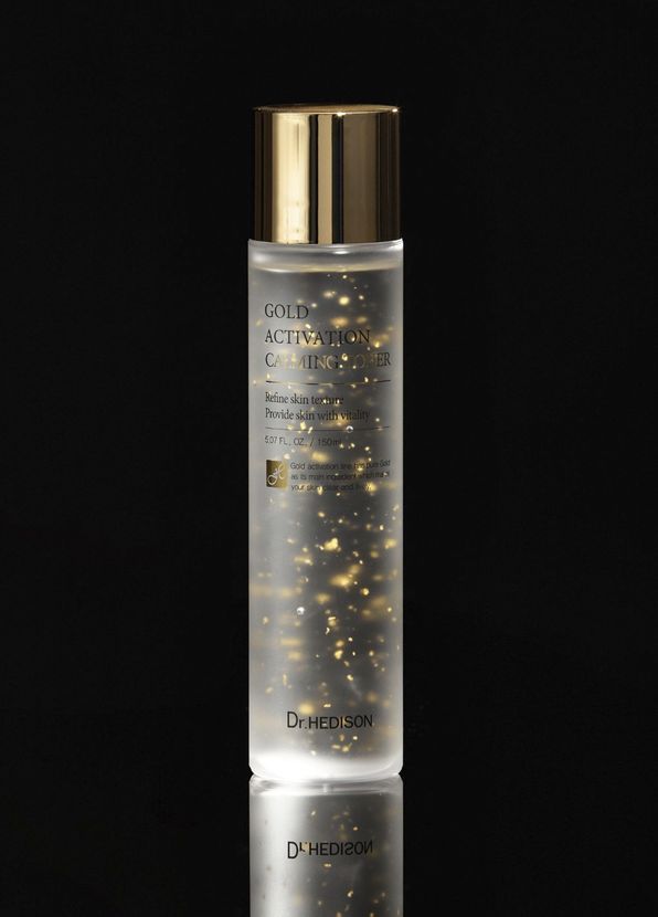 Dr. Hedison Gold Activation Calming Toner 24K Gold Soothing Facial Tonic 150 ml - 2