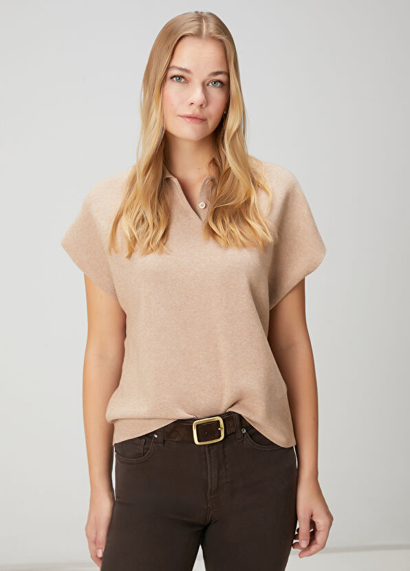 Beymen Club Mink Polo Sweater - 1