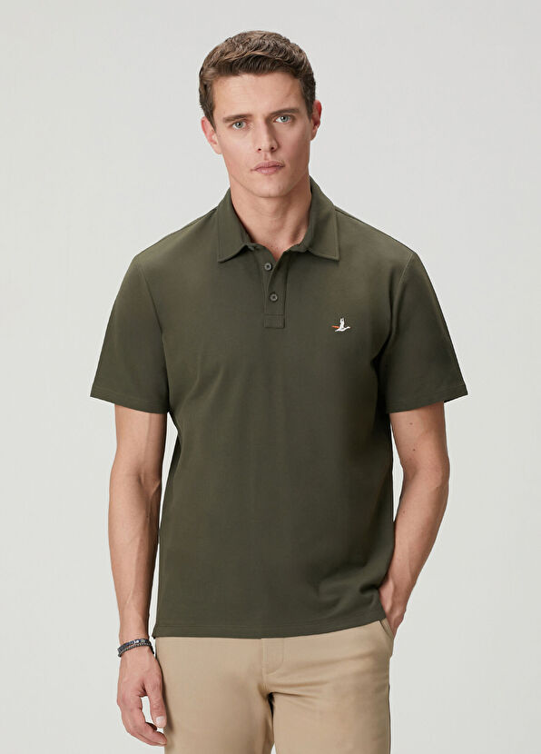 Beymen Club Comfort Fit Haki Polo Yaka T-shirt - 1