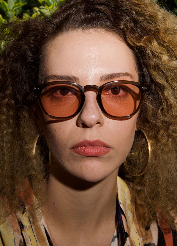 Mess Frames No.80 Red Unisex Sunglasses - 3