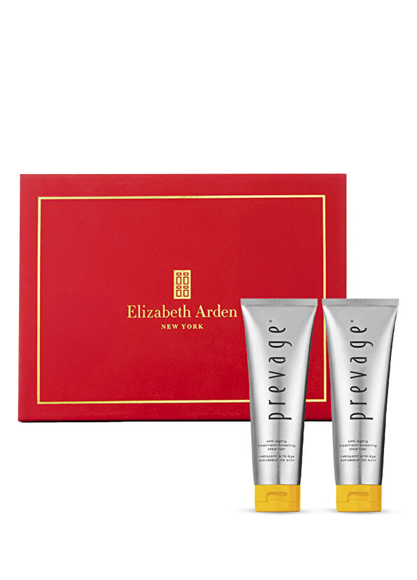 Elizabeth Arden Prevage Anti-Aging Treatment Boosting Cleanser Nemlendirici Yüz Temizleyici 2'li Hediye Seti 2 x 125 ml - 1