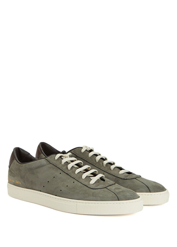 Common Projects Light Grey Men's Leather Sneakers - 2