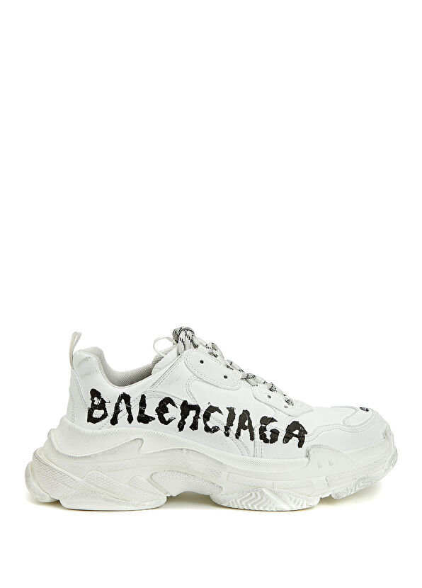 Balenciaga Triple S White Men's Sneakers - 1