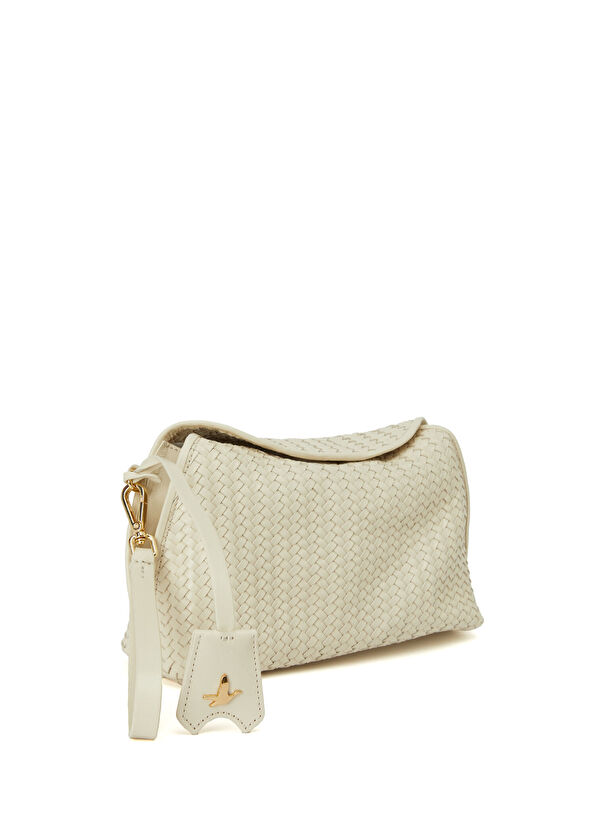 Beymen Club Ekru Örgü Kadın Deri El Portföyü - 2