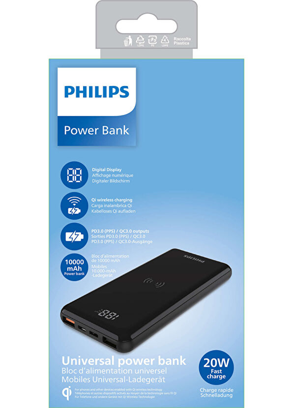 Philips DLP9520C Siyah 10.000mAh Powerbank - 2