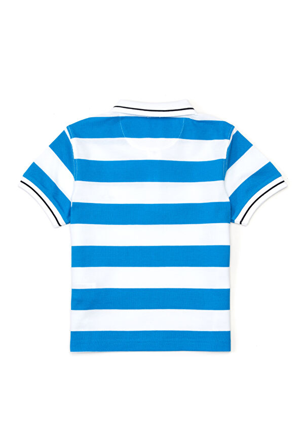 Beymen Club White Cobalt Polo Collar T-Shirt - 2