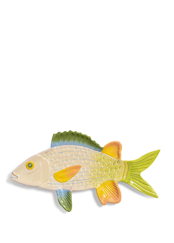 KLEVERING Dolomit Tetik Balığı Tabağı 34.5 x 18.5 cm - 1