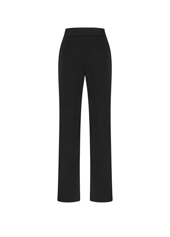 Feel The Lotus Inés Black High Waist Women's Pants  - 2