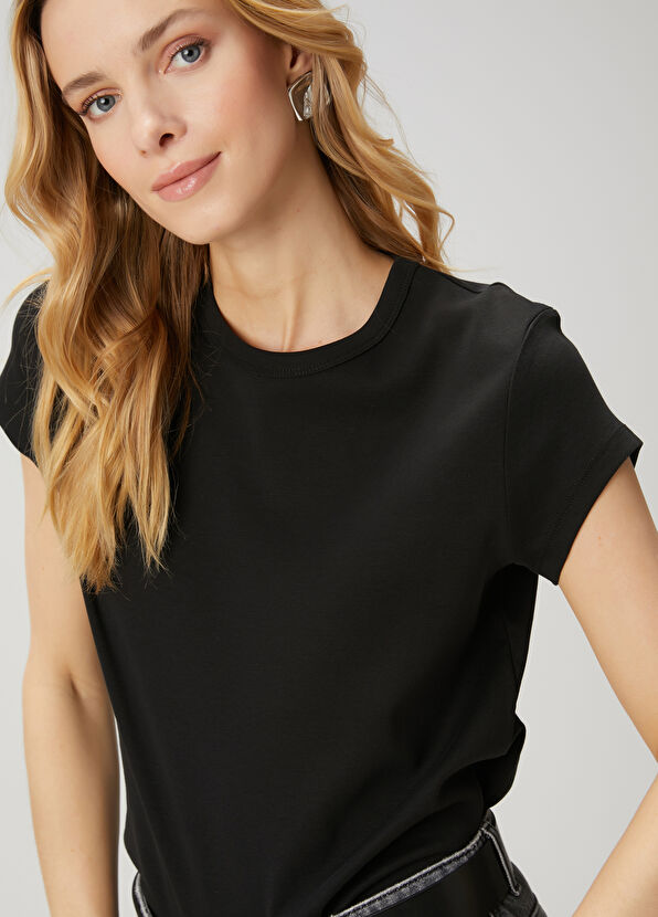 Beymen Club Siyah Basic T-shirt - 2