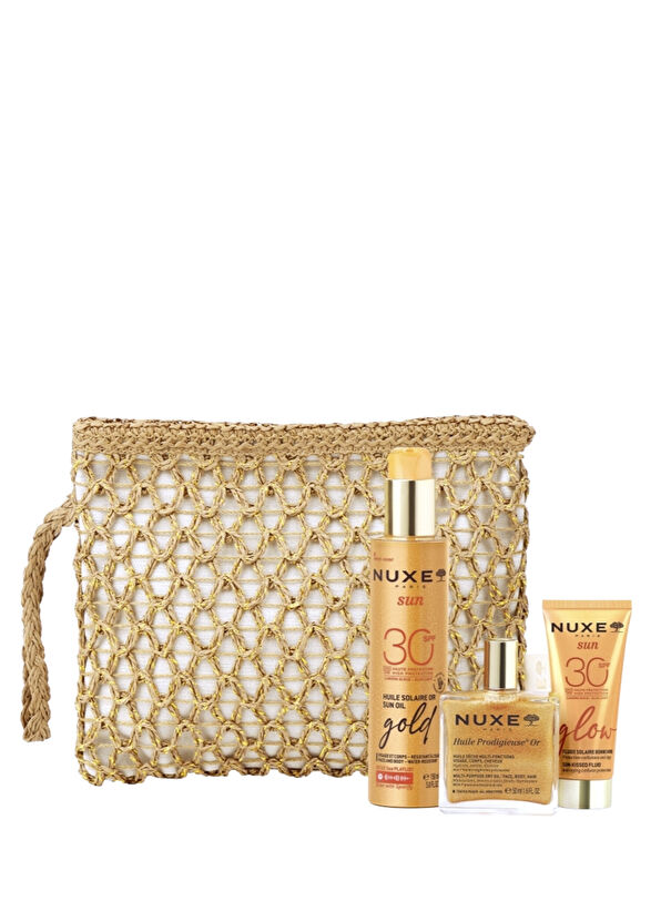 Nuxe Bronzer + Glow Cream + Radiant Dry Oil Set of 3 - 1