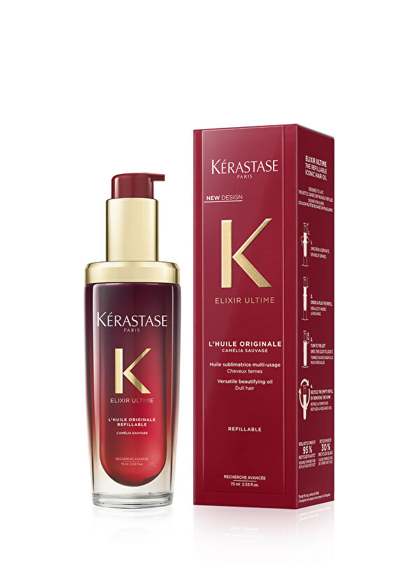 Kerastase Elixir Limited Edition Parlaklık Veren Elektriklenme Önleyici Saç Bakım Yağı 75 ml - 1