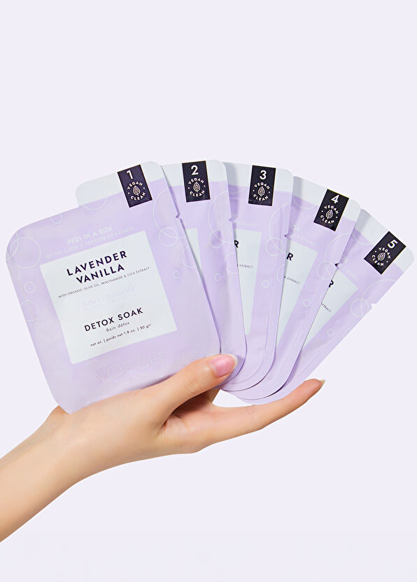 Voesh New York Pedi In A Box O2 Fizz Lavanta Vanilya 5 Adımlı Pedikür Seti - 3