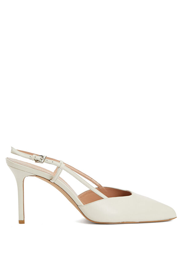 Beymen Club Ecru Leather Heels - 1