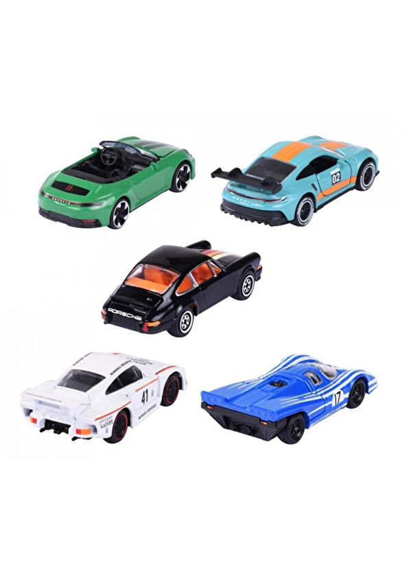 Majorette Porsche 5‘li Oyuncak Araba Seti 8502105002  - 4