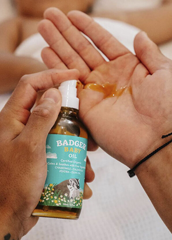 Badger Baby Oil Nemlendirici Bebek Yağı 118 ml - 4