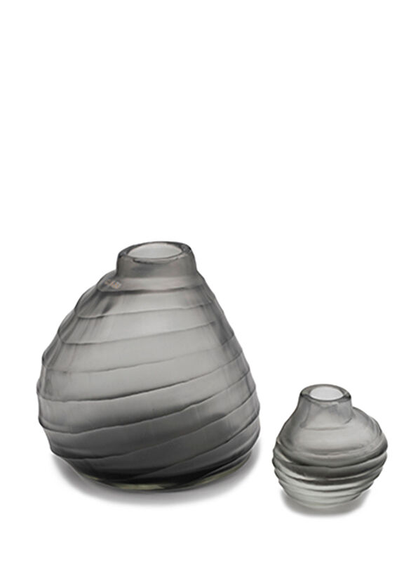 GUAXS Belly Clear Grey Cam Orta Boy Vazo - 2