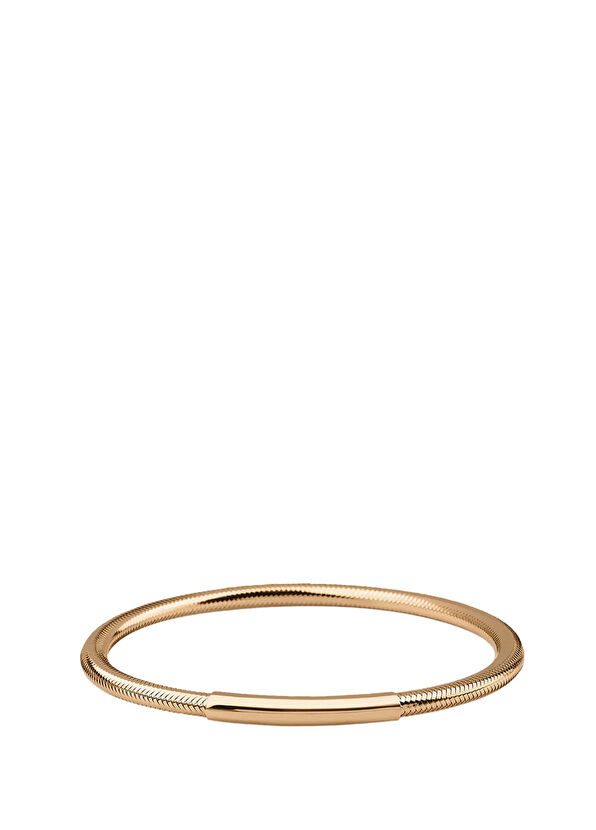 Jess İnce Plakalı Flex 14 Ayar Altın Kadın Bileklik - 1