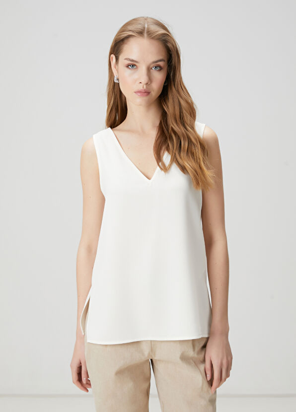 Beymen Club Kırık Beyaz Krep Atlet - 1