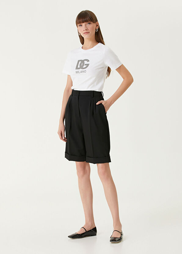 Dolce&Gabbana Beyaz Logo Baskılı T-shirt - 2