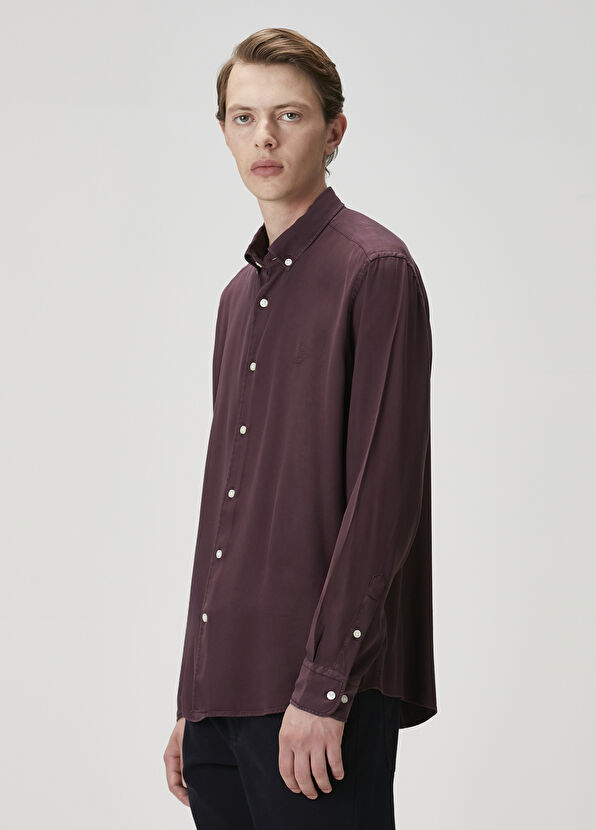 Beymen Club Comfort Fit Mürdüm Gömlek - 4