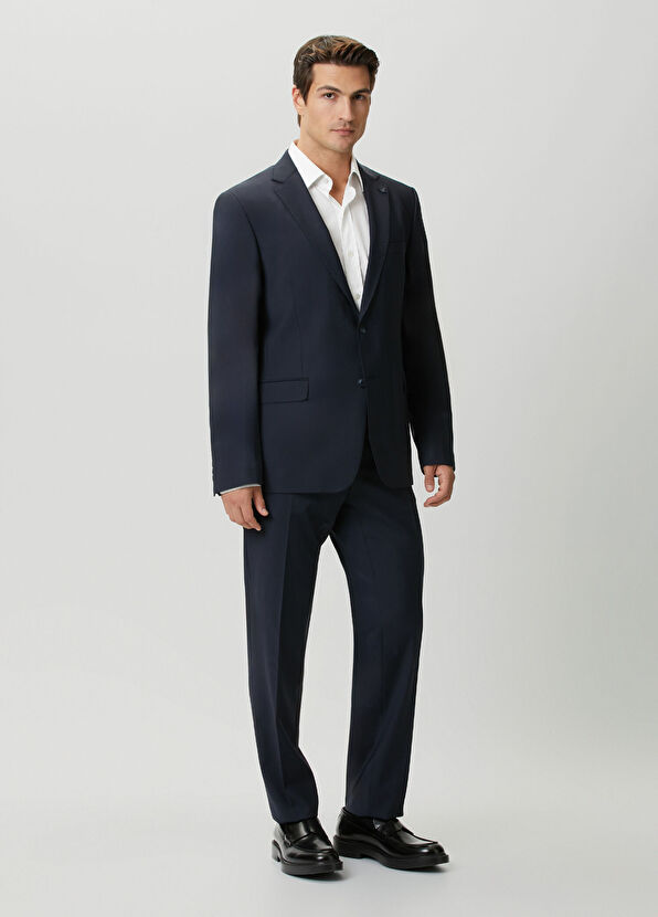 Beymen Club Navy Blue Wool Suit - 3