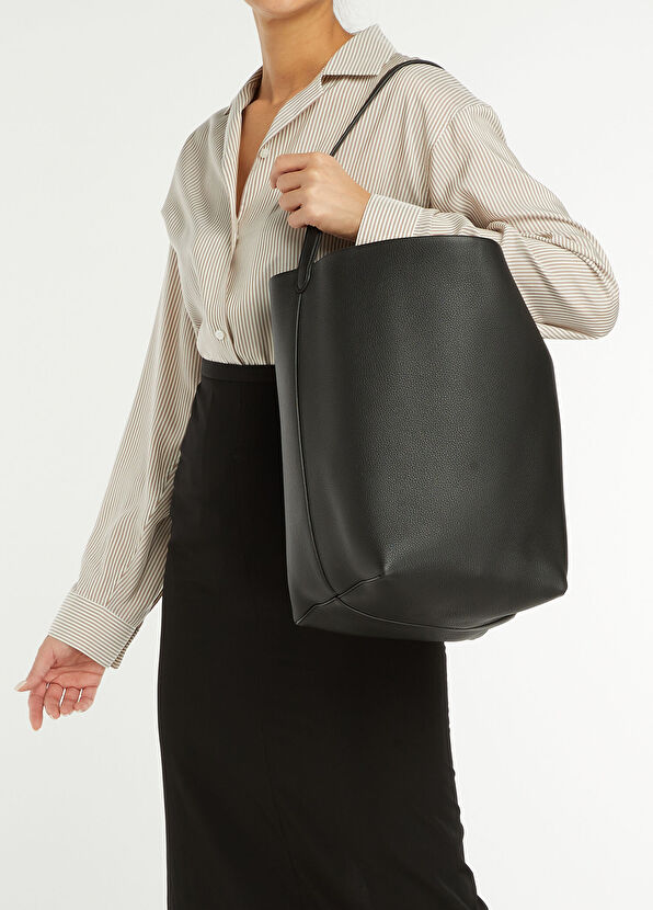 The Row Siyah Kadın Deri Çanta - 2