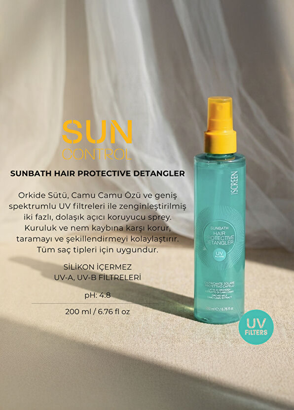 Screen Hair Care Sunbath Sunscreen Hair Spray 200 ml - 2