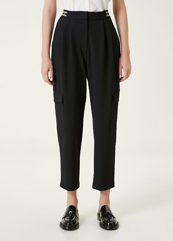 Beymen Club Black Pleated Cargo Pants - 2