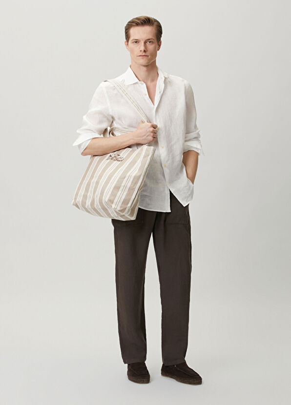 MC2 (Saint Barth) Pamplona Off-White Linen Shirt - 2