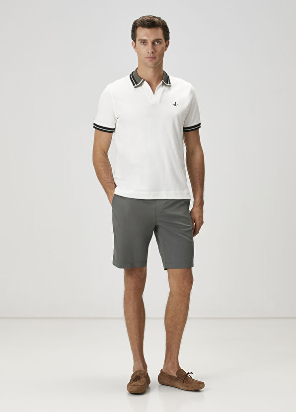 Beymen Club Haki Teknik Şort - 1